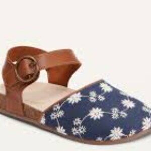 Embroidered Clog Sandals for Toddler Girls
